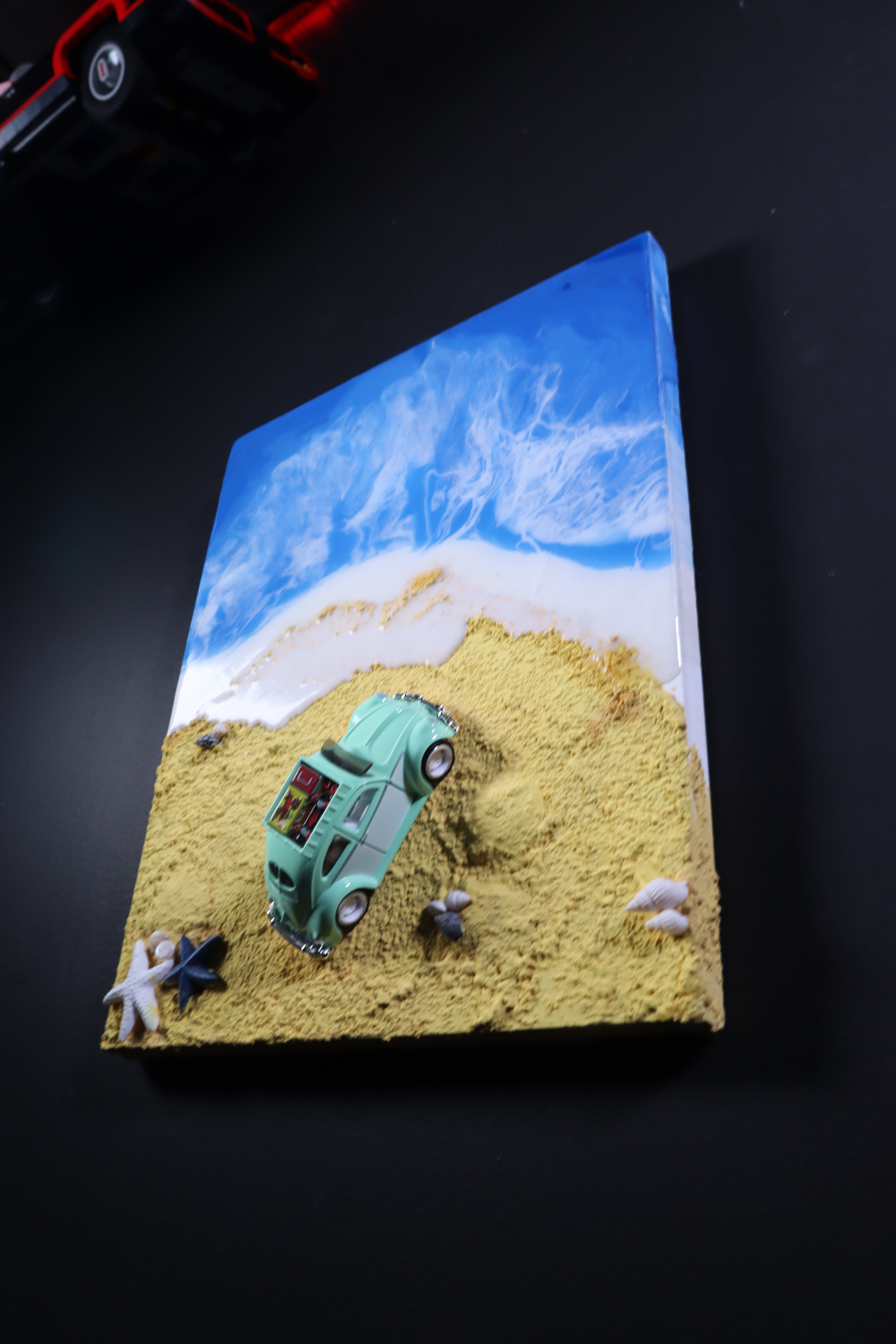 The beetle at the beach