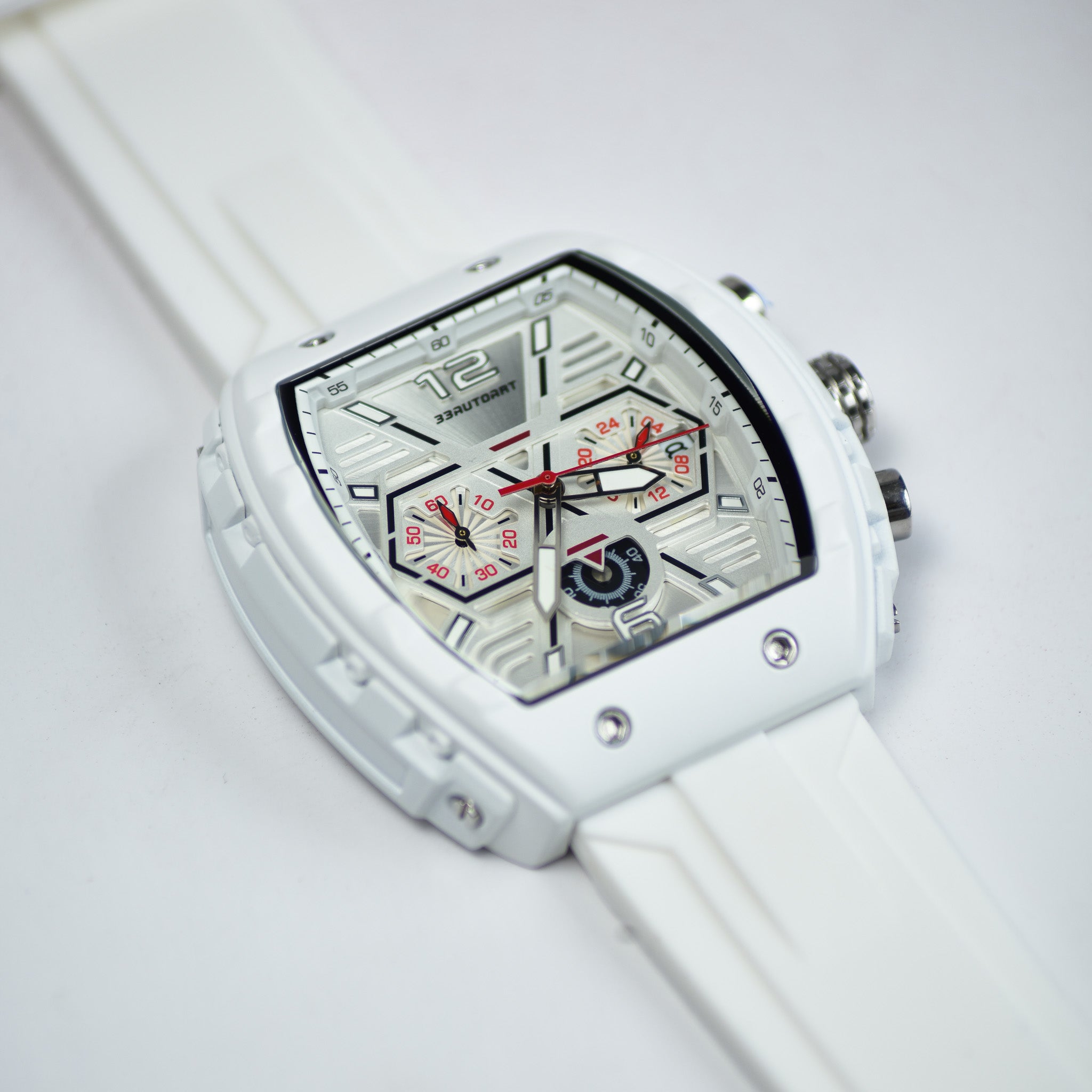 11 - White Retro Watch