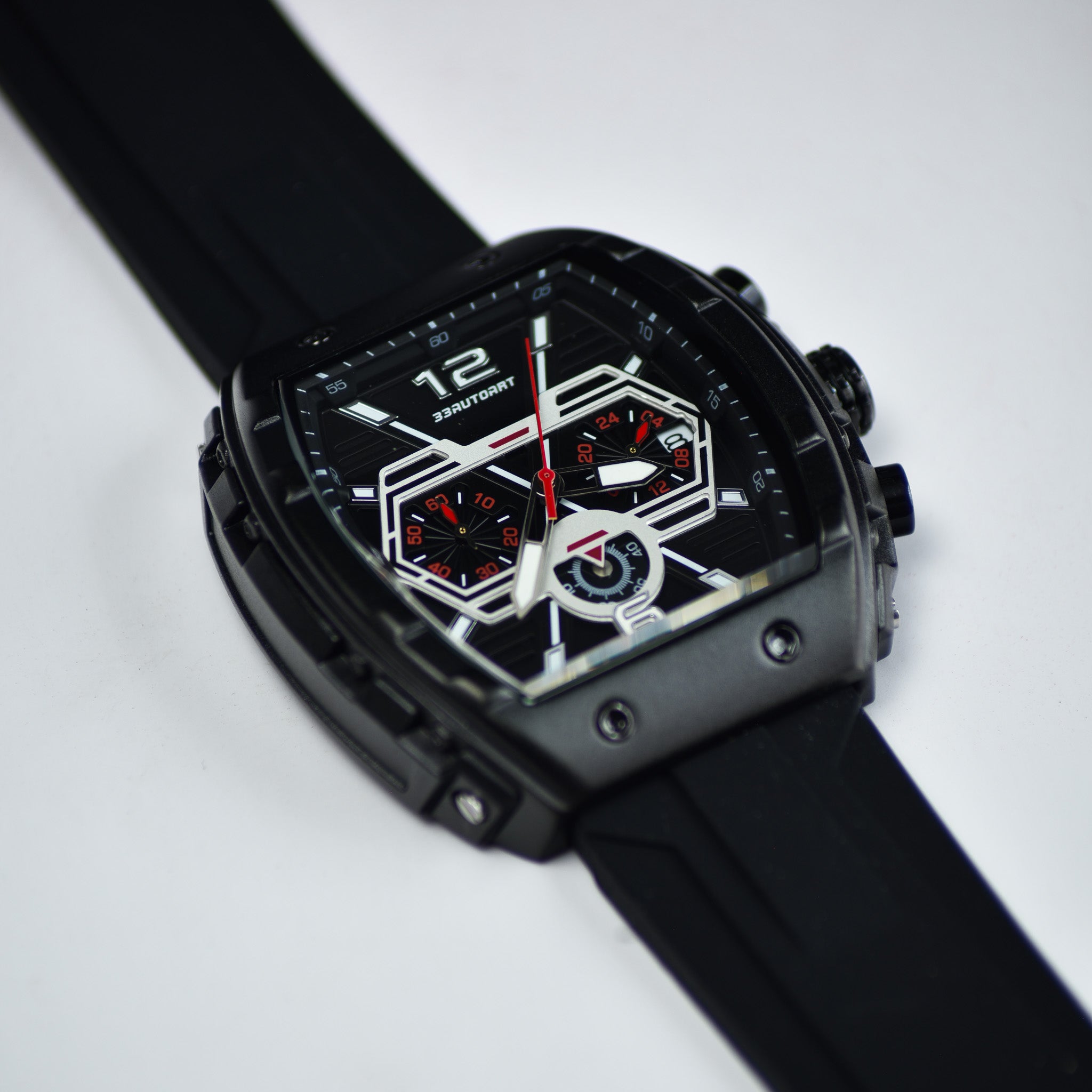 12 - Black Retro Watch