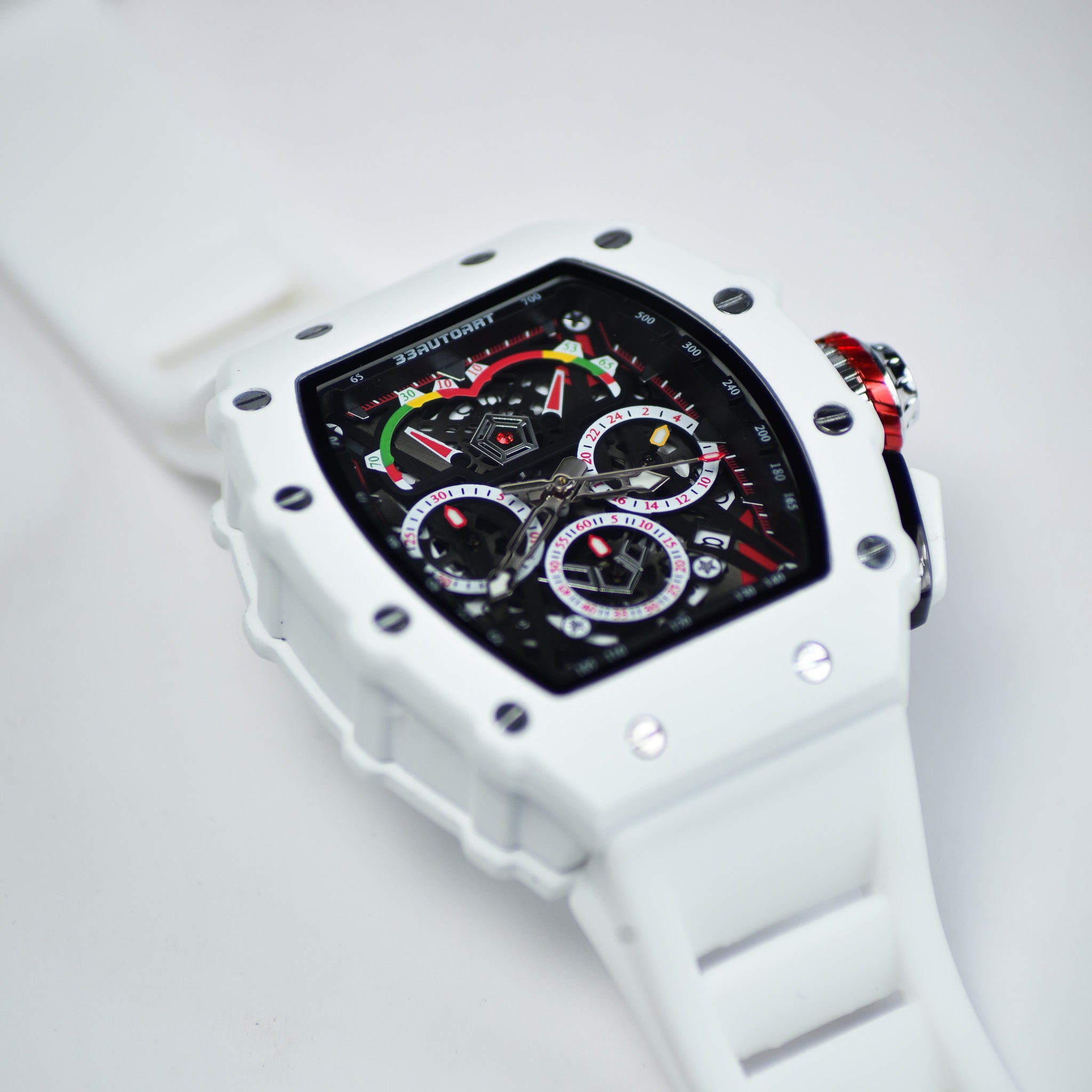 21 - White & Red Watch