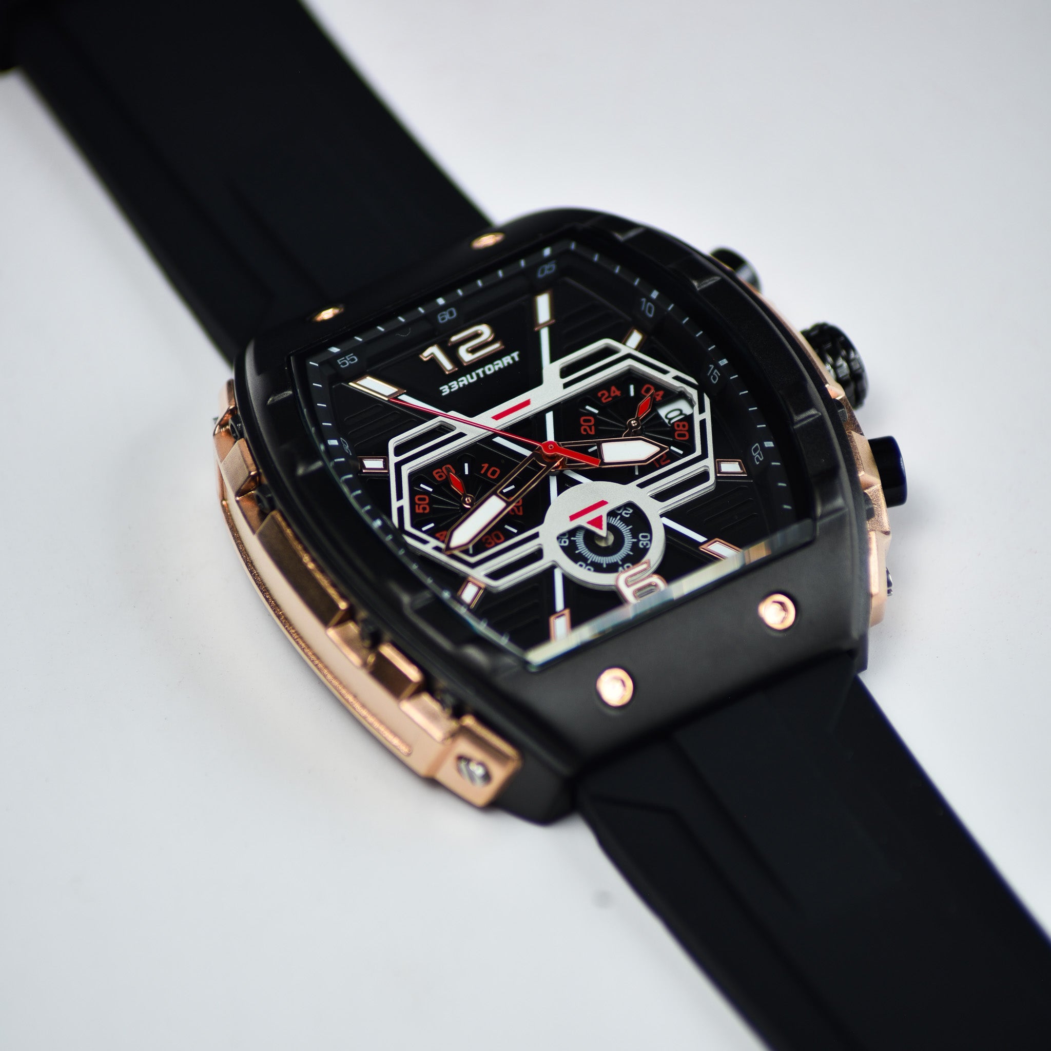 23 - Black & Bronze Retro Watch