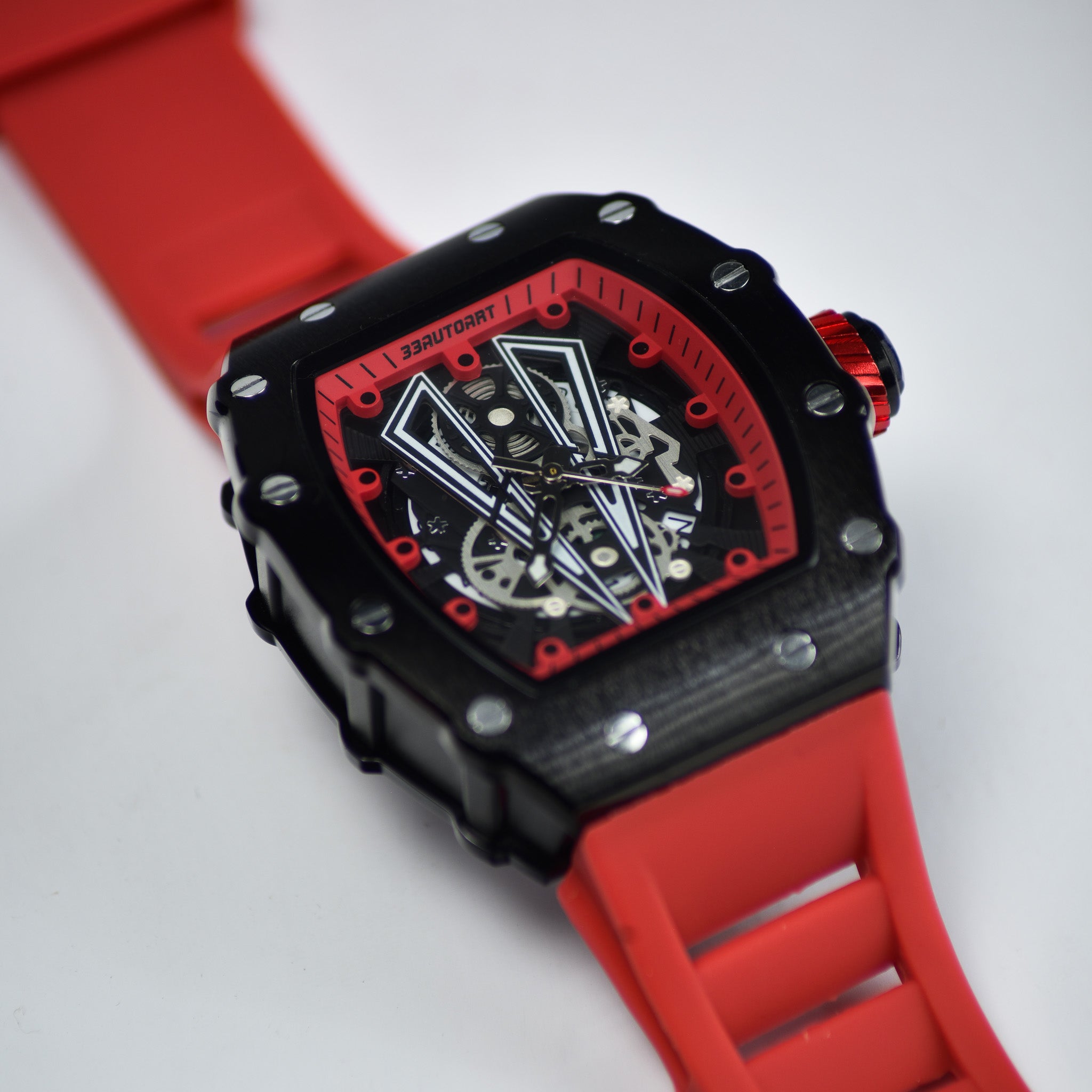 9 - Red & Black V8 Watch